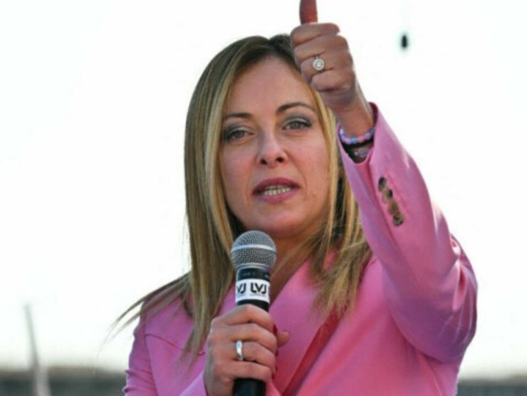 Giorgia Meloni (foto web) 
