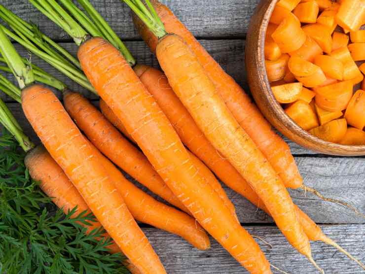 Carrots essential to reduce blood cholesterol values ​​(web source) 