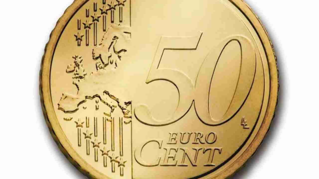 Moneta da 50 centesimi di euro (web source) 31.10.2022 crmag