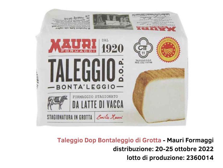 taleggio ritirato