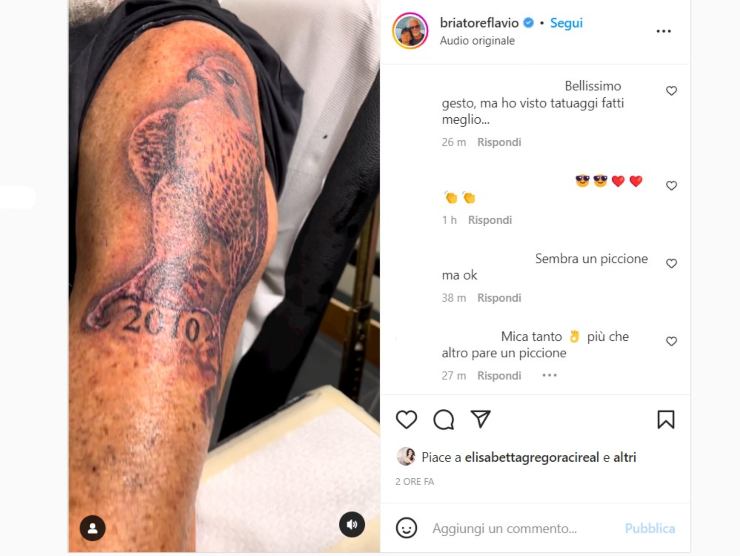 I commenti negativi al tatuaggio dedicato al figlio di Flavio Briatore (crmag.it) 