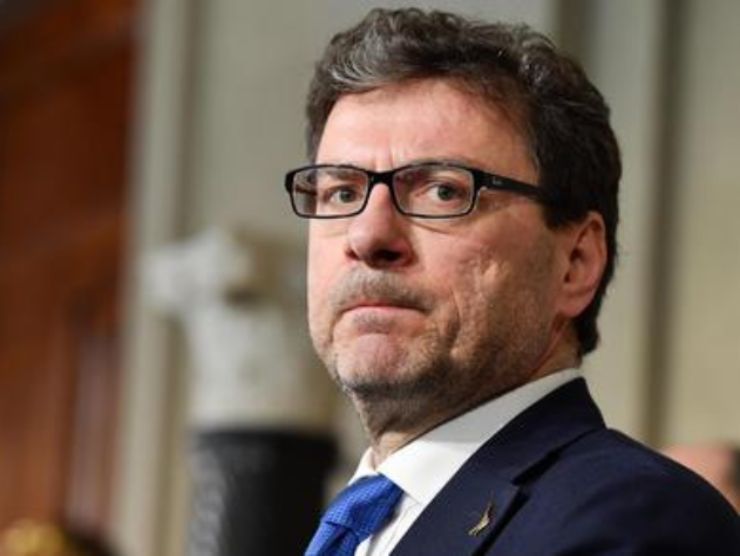 Il ministro dell'Economia Giancarlo Giorgetti (Ansa) 7.12.2022 crmag