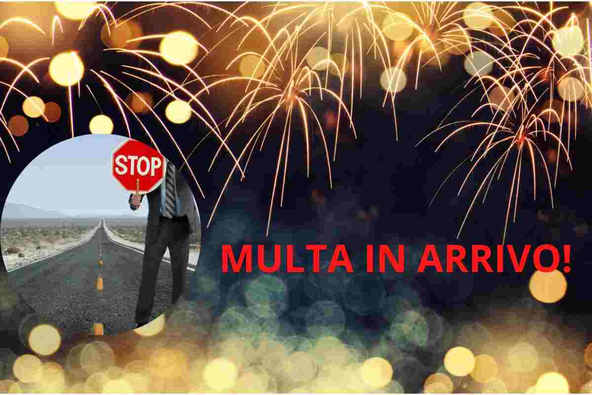 Botti di Capodanno multa