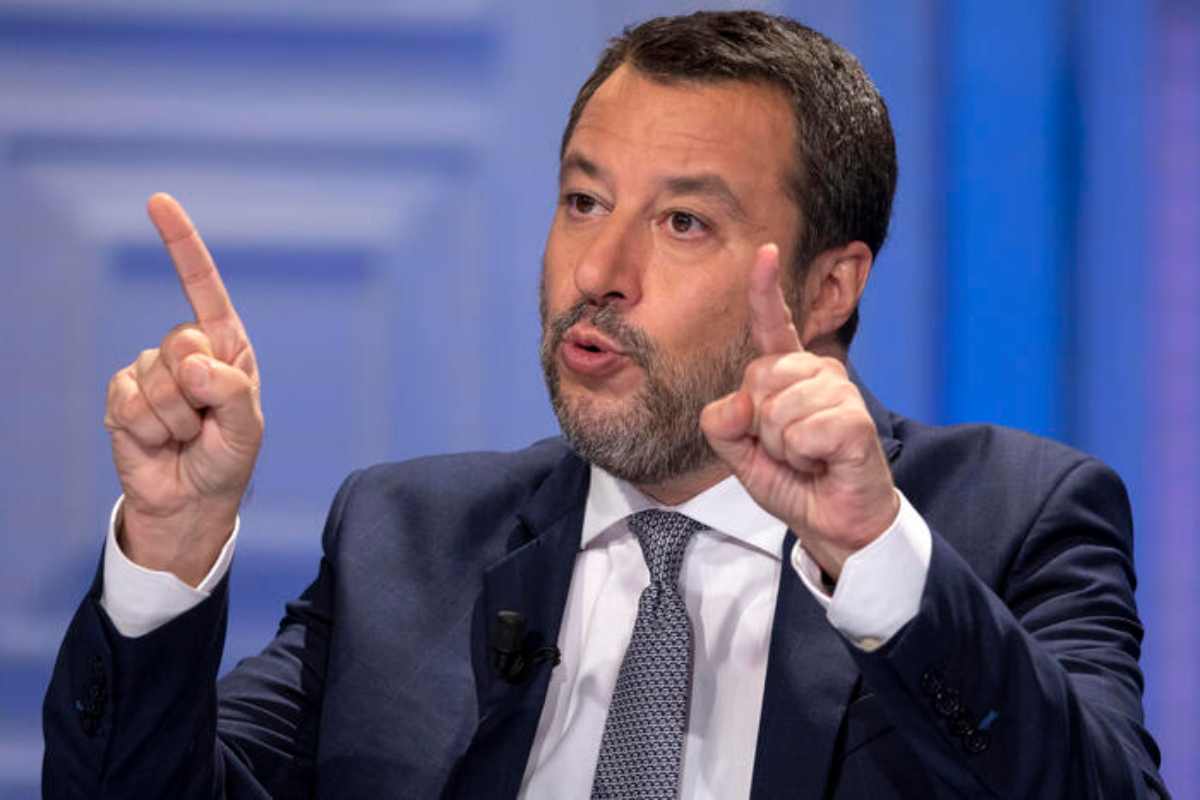 Il ministro dei Trasporti Matteo Salvini (Ansa) 11.1.2023 crmag