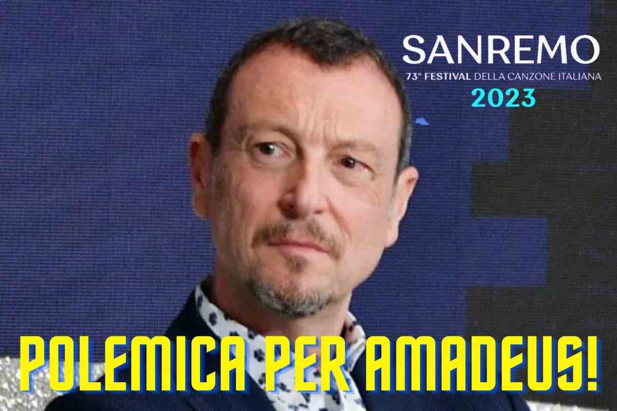 Sanremo 2023 Amadeus polemica
