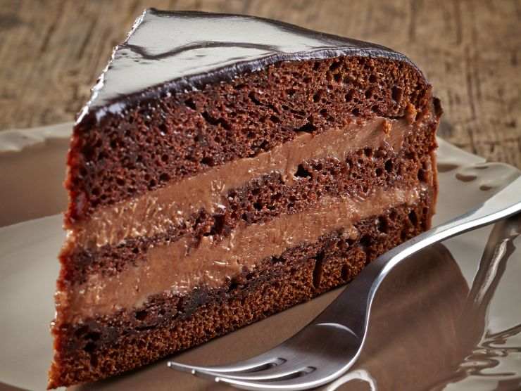 fetta torta cioccolato