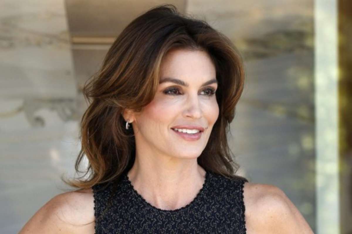 L'ex top model Cindy Crawford