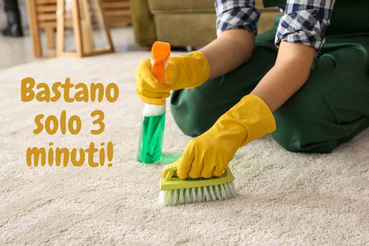 Come pulire i tappeti in 3 minuti