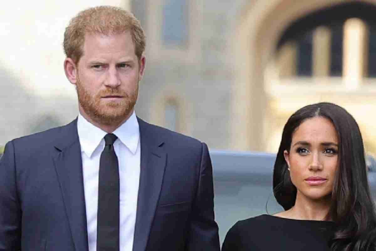 Harry e Meghan tristi