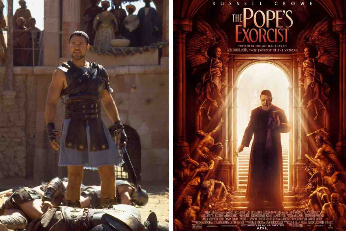 Russell Crowe a confronto da Gladiatore ad Esorcista