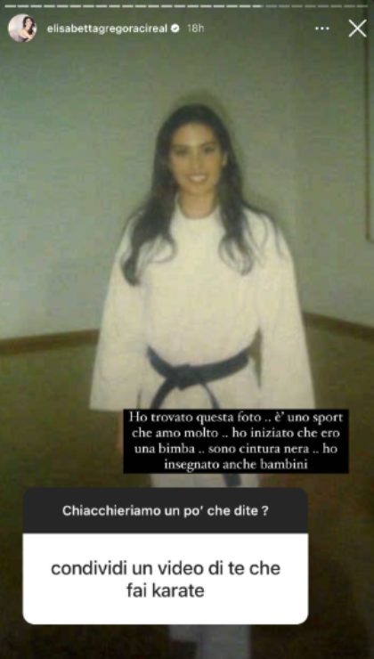 elisabetta gregoraci karate