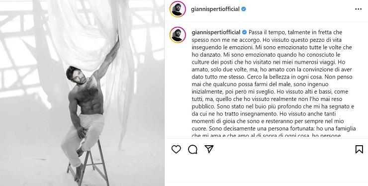 Gianni Sperti, ecco perché esce pochissimo da casa