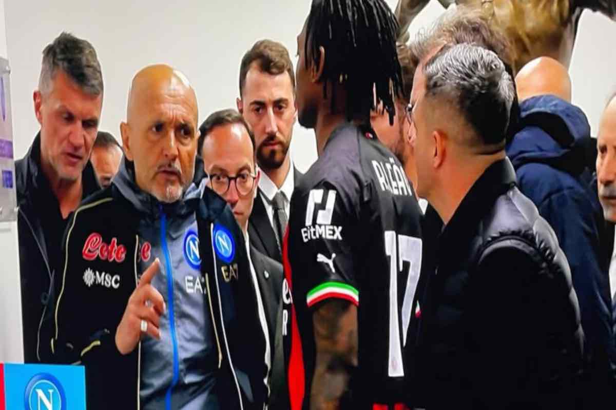 Lite Spalletti Maldini Napoli Milan